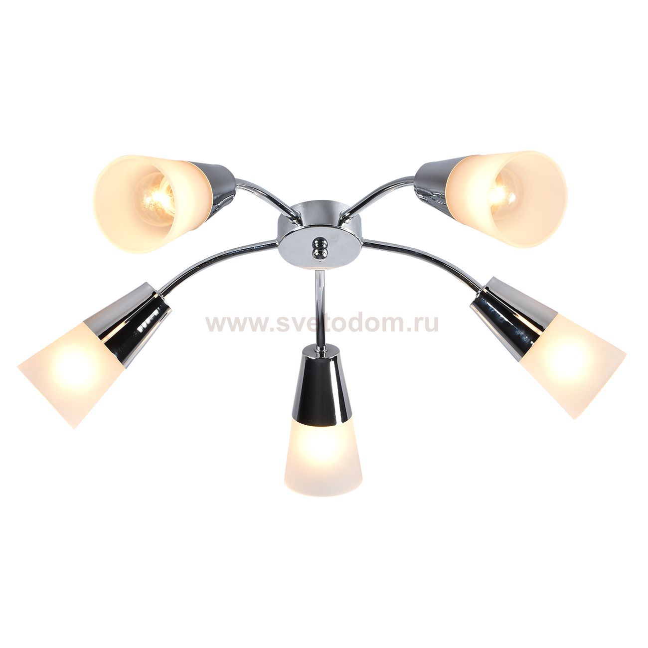 Потолочный светильник Escada 1100/5P Е14*40W Chrome AQUILEGIA