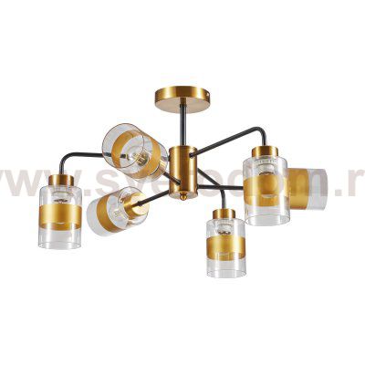 Светильник на штанге Escada 1101/6P E27*60W Brass