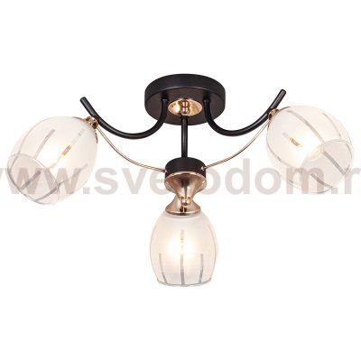 Потолочный светильник Escada 1104/3P E27*60W Black ALIN
