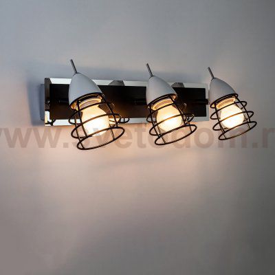 Спот Escada 1106/3A E14*40W Black/White 