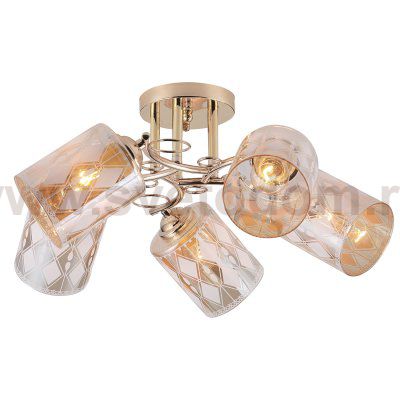 Потолочный светильник Escada 1107/5PL E27*40W Gold