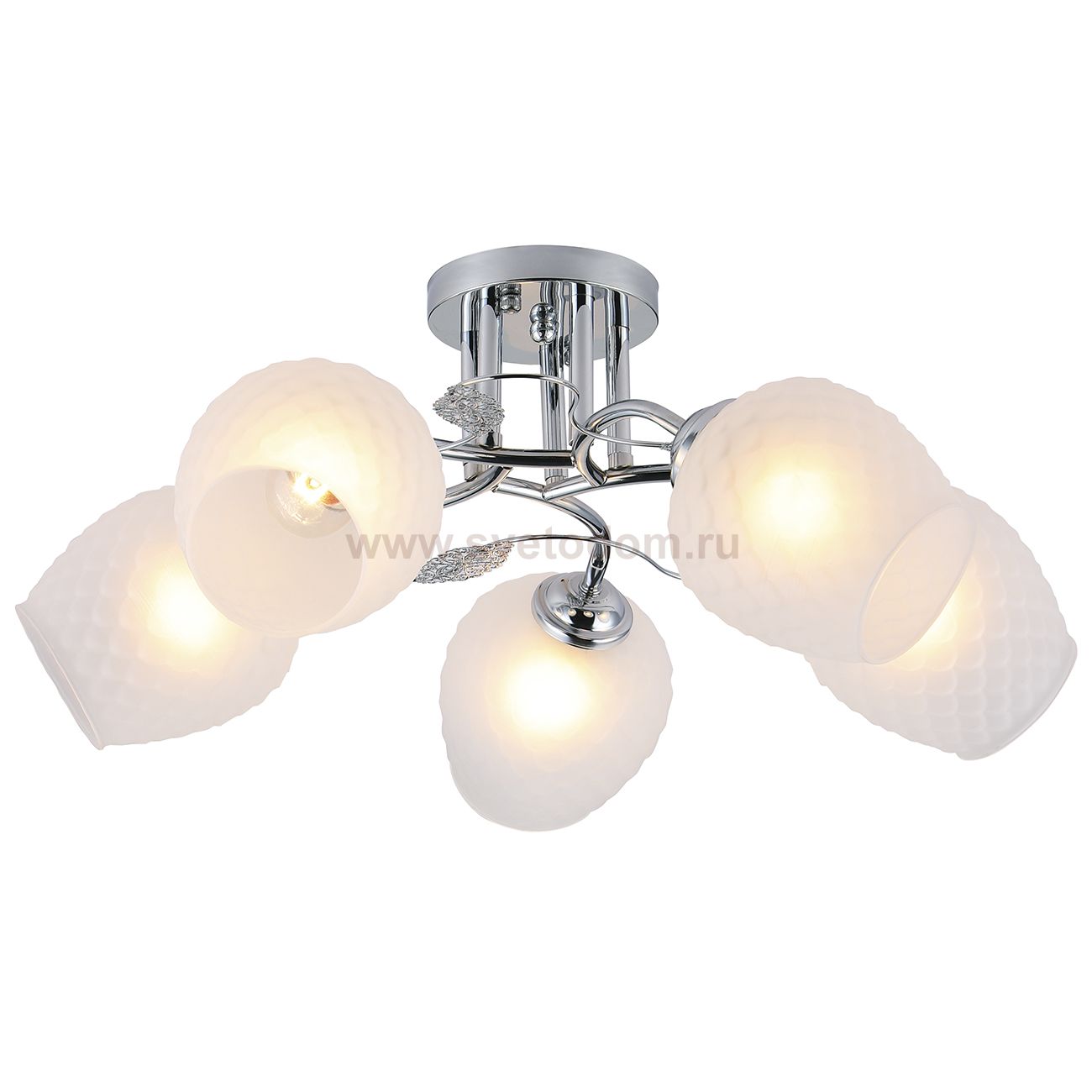 Потолочный светильник Escada 1108/5PL E27*40W Chrome SORBARIA