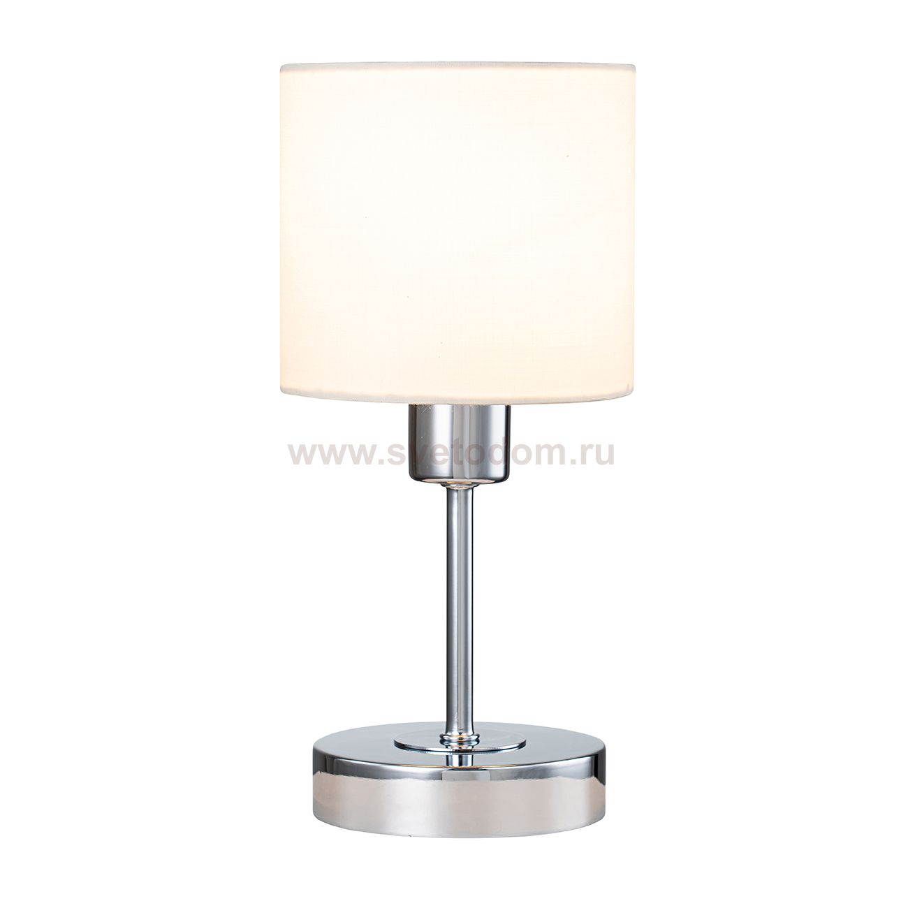 Настольный светильник Escada 1109/1 E14*40W Chrome/Beige DENVER