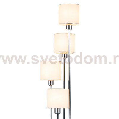 Напольный светильник Escada 1109/4 E14*40W Chrome/Beige DENVER