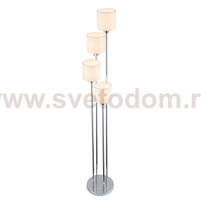 Напольный светильник Escada 1109/4 E14*40W Chrome/Beige DENVER