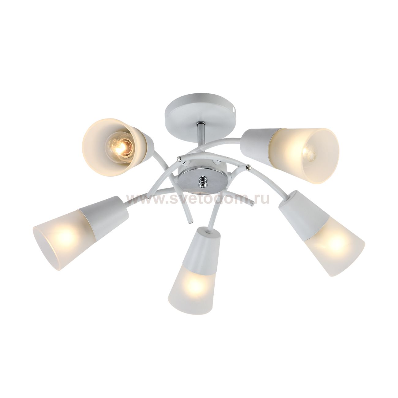 Светильник на штанге Escada 1109/5P Е14*40W White/Chrome CALLA