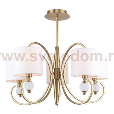 Потолочный светильник Escada 1111/5PL E14*40W Brass