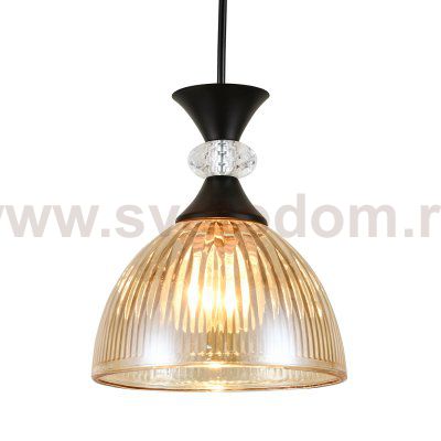 Подвесной светильник Escada 1112/1S E14*40W Black/Amber