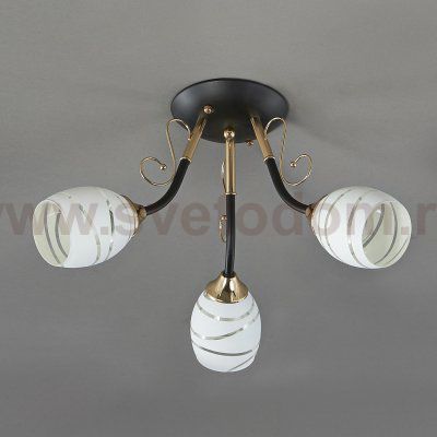 Люстра CAMILA 1112/3P 3хЕ27х60W черн ESCADA