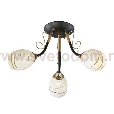 Люстра CAMILA 1112/3P 3хЕ27х60W черн ESCADA