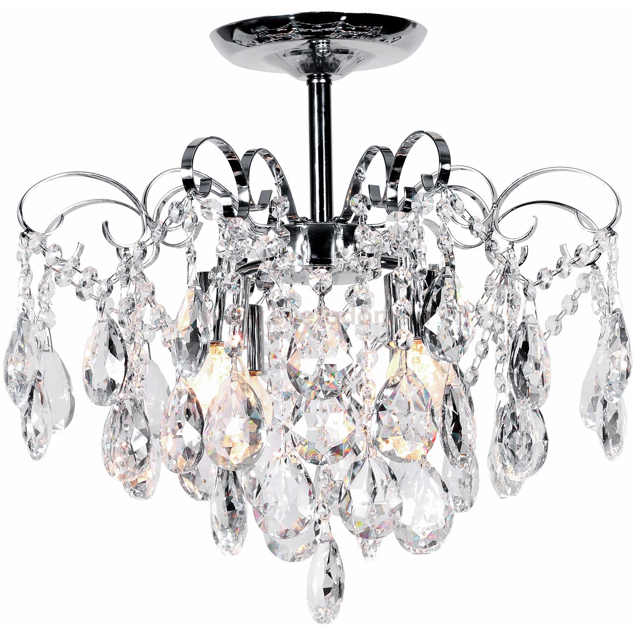 Потолочный светильник Escada 1113/4PL E27*60W Chrome CROWN