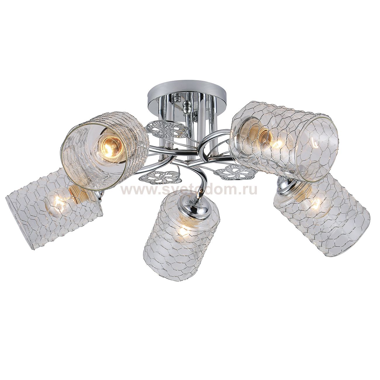 Потолочный светильник Escada 1113/5PL E27*40W Chrome WEIGELA