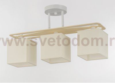 Потолочный светильник Escada 1117/3PL E27*60W Chrome/White ARES