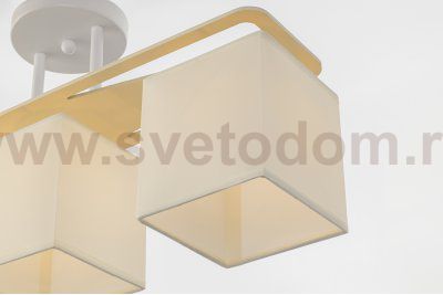 Потолочный светильник Escada 1117/3PL E27*60W Chrome/White ARES