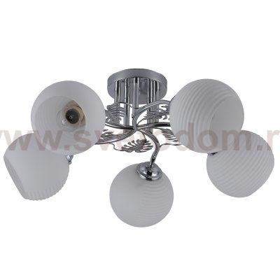 Потолочный светильник Escada 1119/5PL E27*40W Chrome KALINA