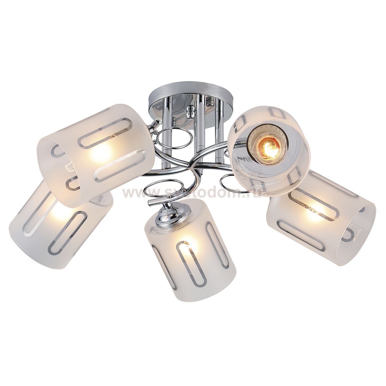 Потолочный светильник Escada 1120/5PL E27*40W Chrome CALLUNA