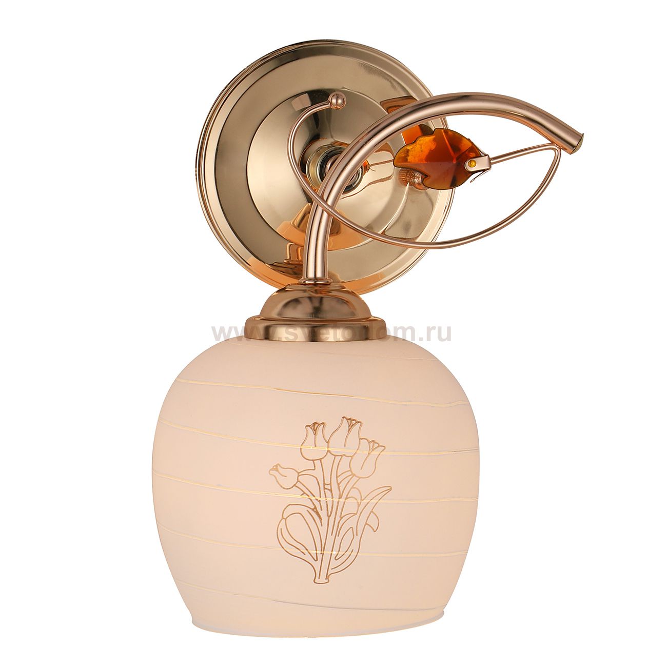 Настенный светильник Escada 1121/1A E27*40W Gold ANEMONE