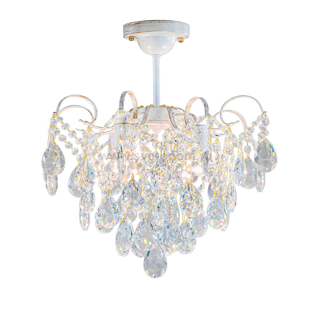 Потолочный светильник Escada 1122/4PL E27*60W White/Gold BLING