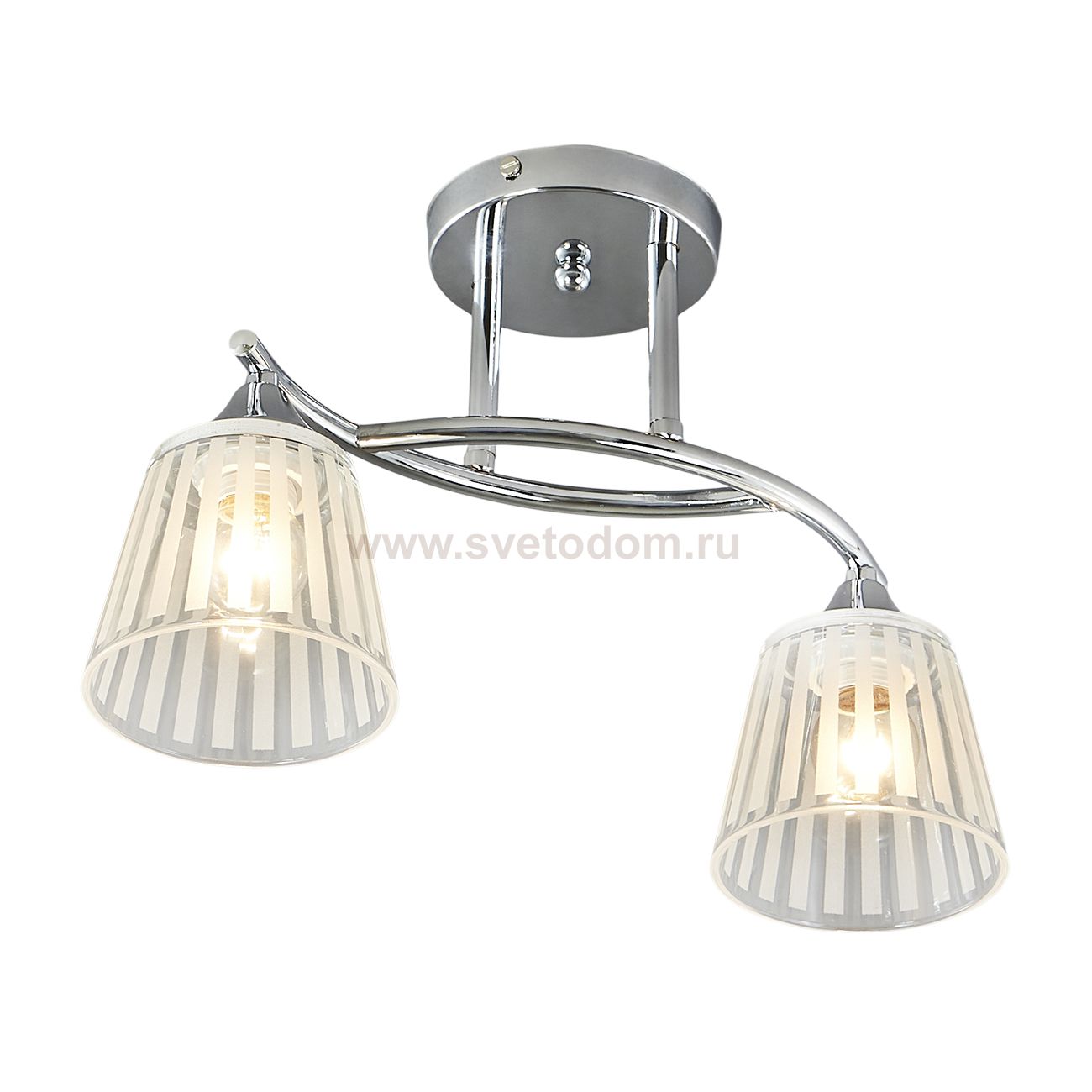 Потолочный светильник Escada 1124/2PL E27*60W Chrome THALIA