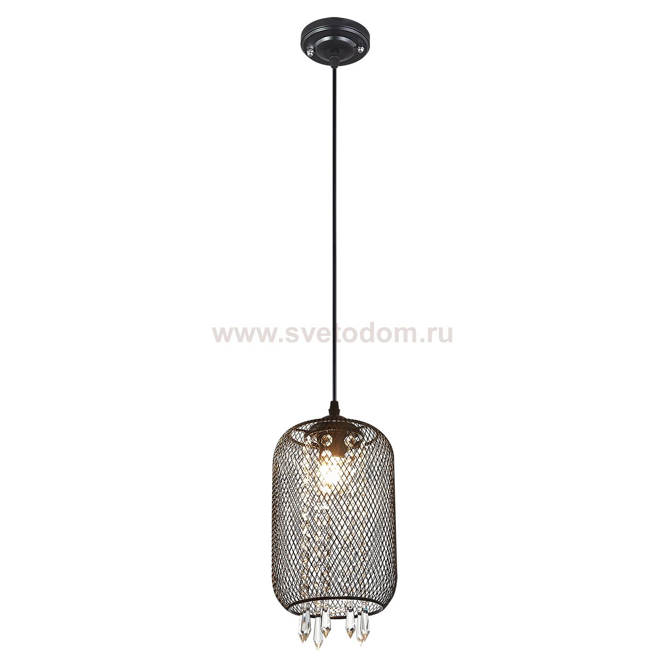 Подвесной светильник Escada 1125/1S E27*60W Black ANTARES