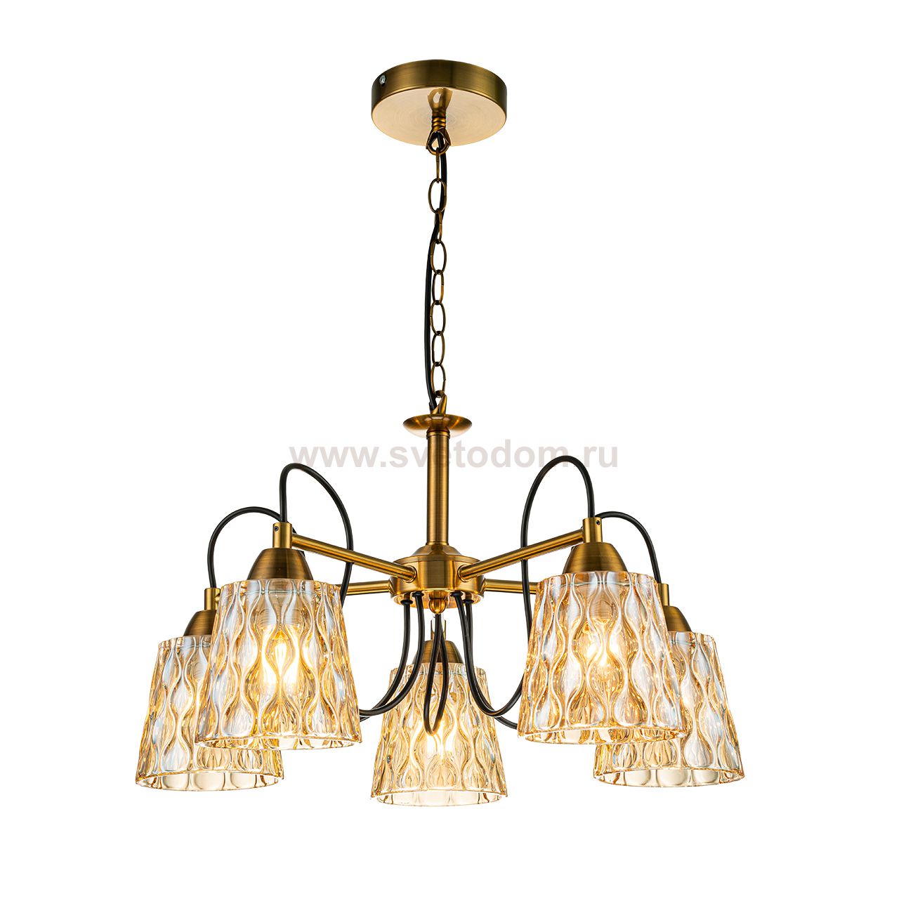 Подвесной светильник Escada 1125/5PL E27*40W Brass DREAM