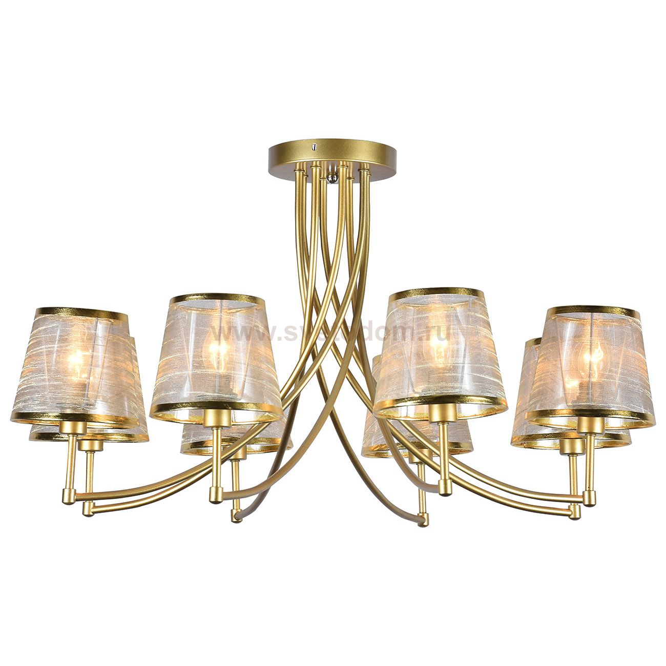 Потолочный светильник Escada 1126/8PL E14*60W Gold ORIOLE