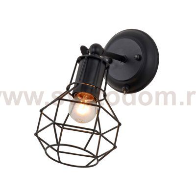 Настенный светильник Escada 1129/1A E27*60W Black BOSTON