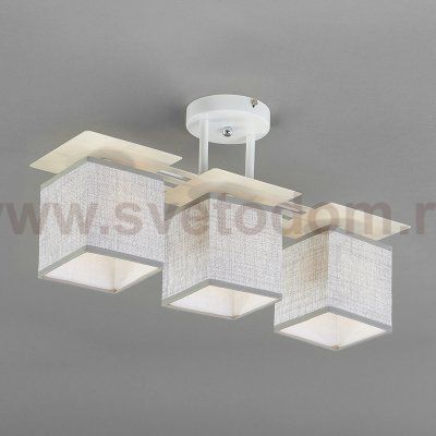 Потолочный светильник Escada 1129/3PL E27*60W White/Grey