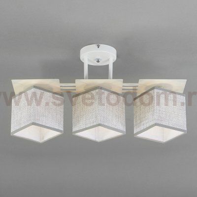 Потолочный светильник Escada 1129/3PL E27*60W White/Grey