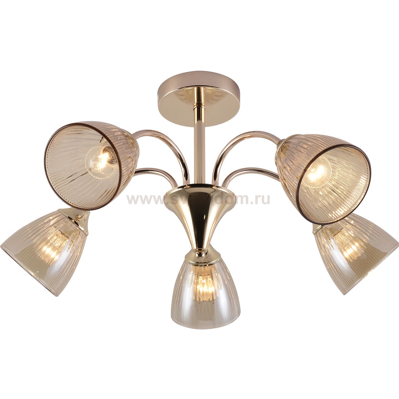 Светильник на штанге Escada 1129/5P E27*60W Gold AMELIA