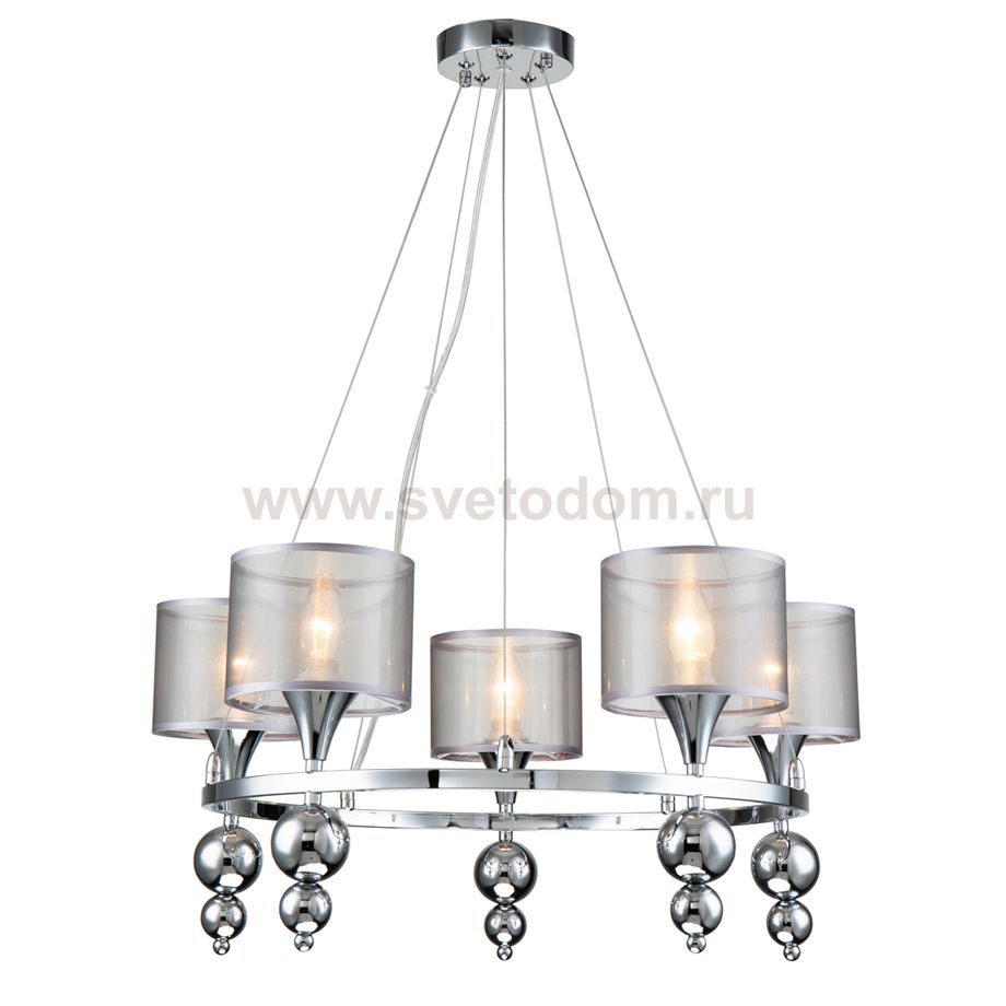 Подвесной светильник Escada 1130/5S E14*40W Chrome RAISED