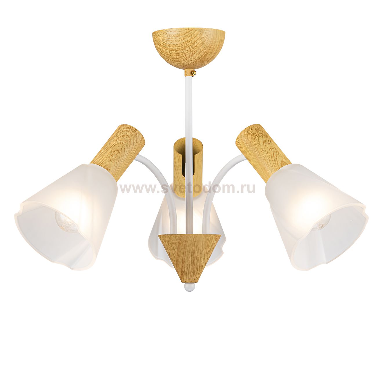 Светильник на штанге Escada 1131/3P E14*40W White/Wood