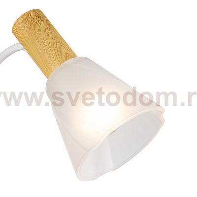 Светильник на штанге Escada 1131/3P E14*40W White/Wood