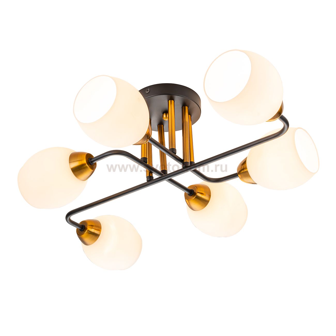 Светильник на штанге Escada 1132/6P E27*60W Black HOPE