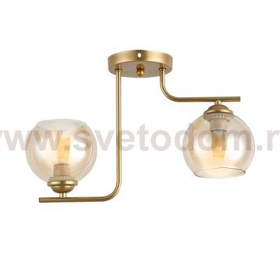 Потолочный светильник Escada 1134/2 E27*60W Сhampangne gold
