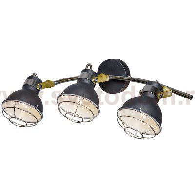 Настенный светильник Escada 1135/3A E14*40W Black/Chrome RETRO