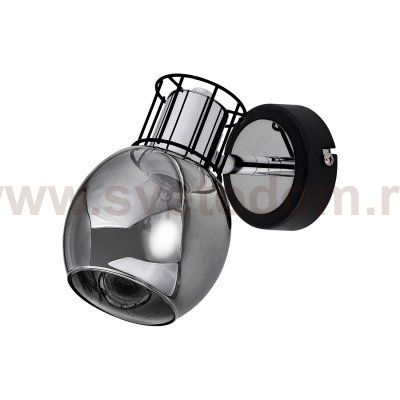 Настенный светильник Escada 1136/1A E14*40W Black/Chrome PHANTOM