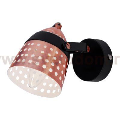 Настенный светильник Escada 1138/1A E14*40W Black/Copper MARTIN