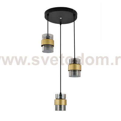 Подвесной светильник Escada 1139/3S E14*40W Black/Gold