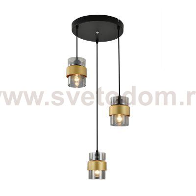 Подвесной светильник Escada 1139/3S E14*40W Black/Gold