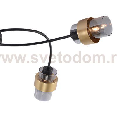 Потолочный светильник Escada 1139/5P E14*40W Black/Gold