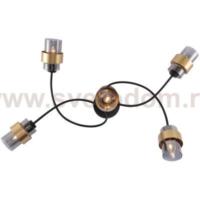 Потолочный светильник Escada 1139/5P E14*40W Black/Gold