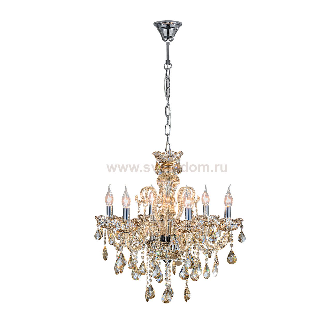 Подвесной светильник Escada 1139/6S E14*40W Chrome MAGIC