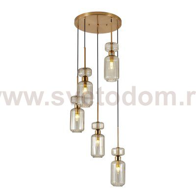 Подвесной светильник Escada 1141/5S E14*60W Beige