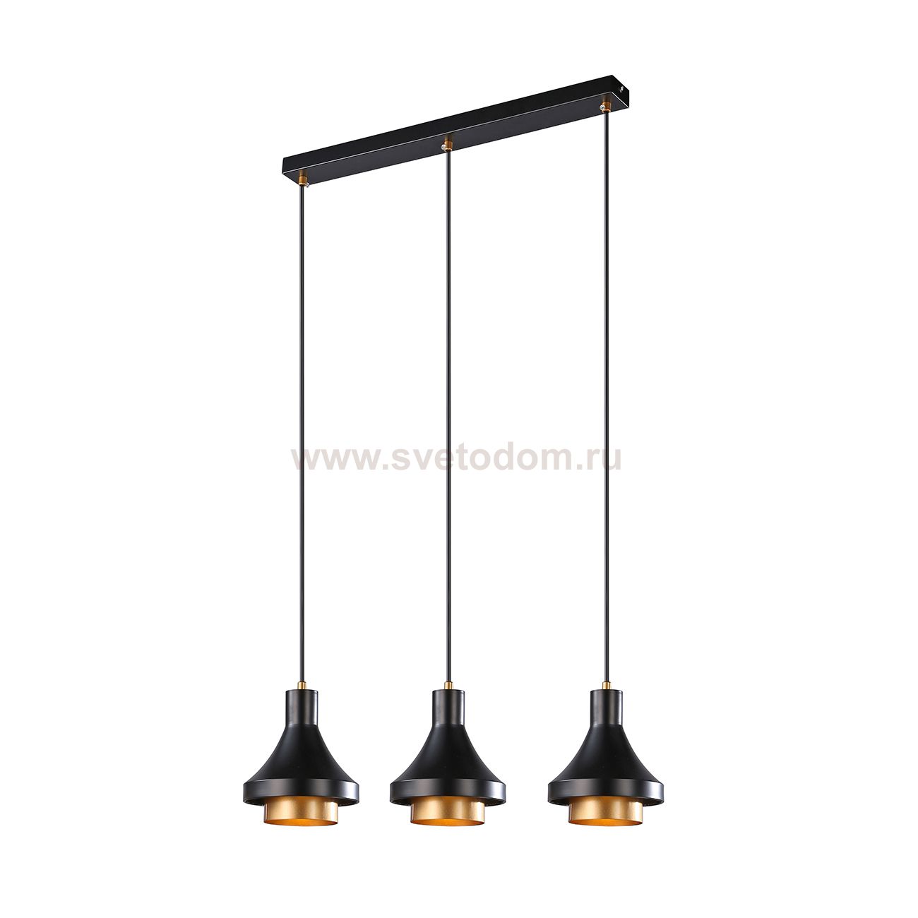 Подвесной светильник Escada 1147/3S E27*60W Black