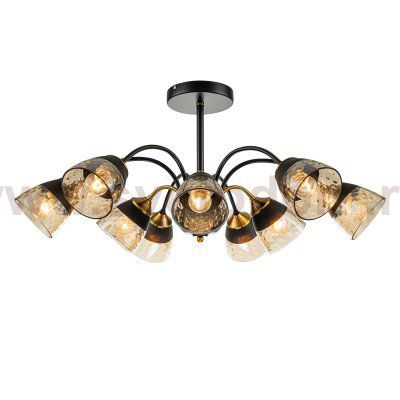 Светильник на штанге Escada 1148/9P E27*40W Black/Brass BOUQUET