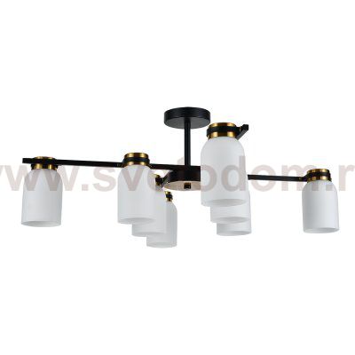 Светильник на штанге Escada 1151/8P E14*40W Black/Brass