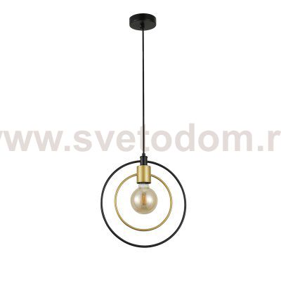 Подвесной светильник Escada 1162/1S E27*40W Black/Gold