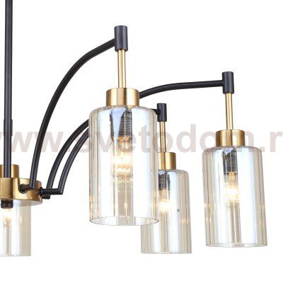 Светильник на штанге Escada 1166/7P E14*40W Brass/Black