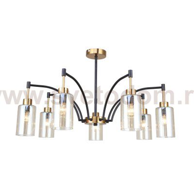 Светильник на штанге Escada 1166/7P E14*40W Brass/Black